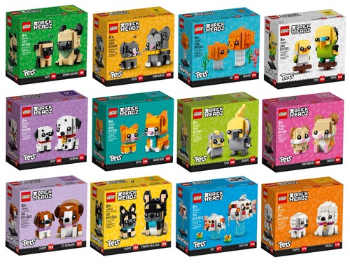 Lego brickheadz pets - lego,