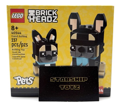 Lego brickheadz bulldog - lego,