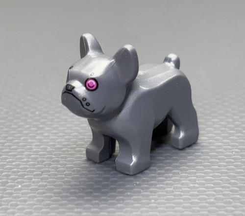 Lego flat silver robot - lego, bulldog