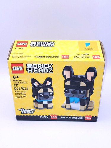 Lego brickheadz pets - pets, bulldog