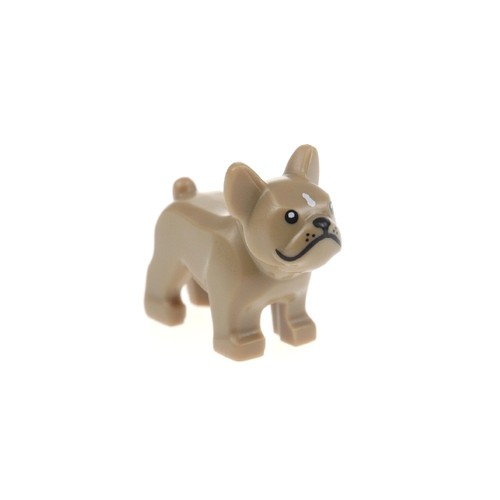 Lego animale cane bulldog - 1x,