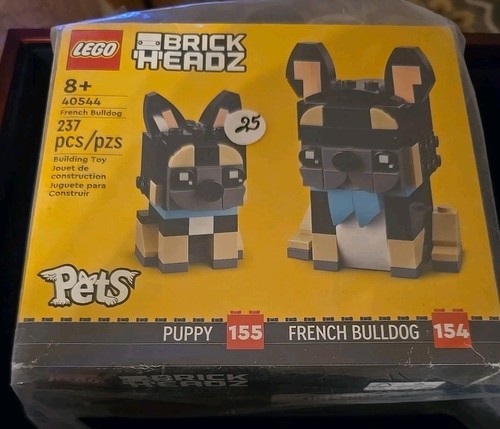 Lego iconic bulldog francese - lego,