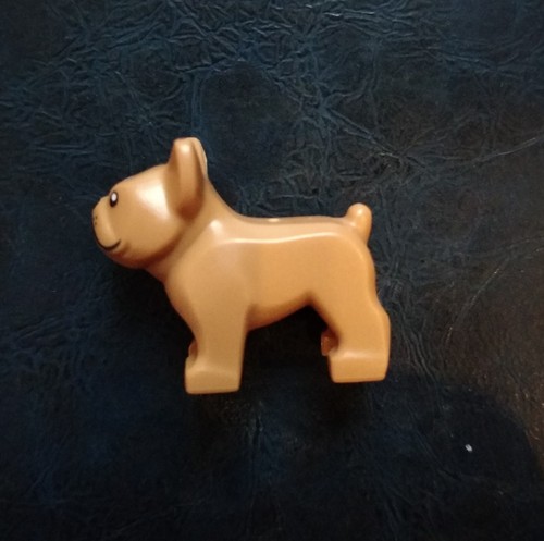 Lego bulldog francese - bulldog, marrone