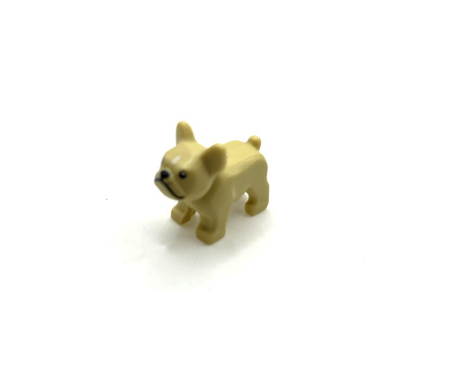 Lego tan dog bulldog francese - dog,